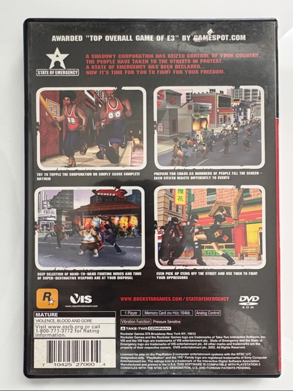 PlayStation 2  STATE OF EMERGENCY - Picture 2 of 5
